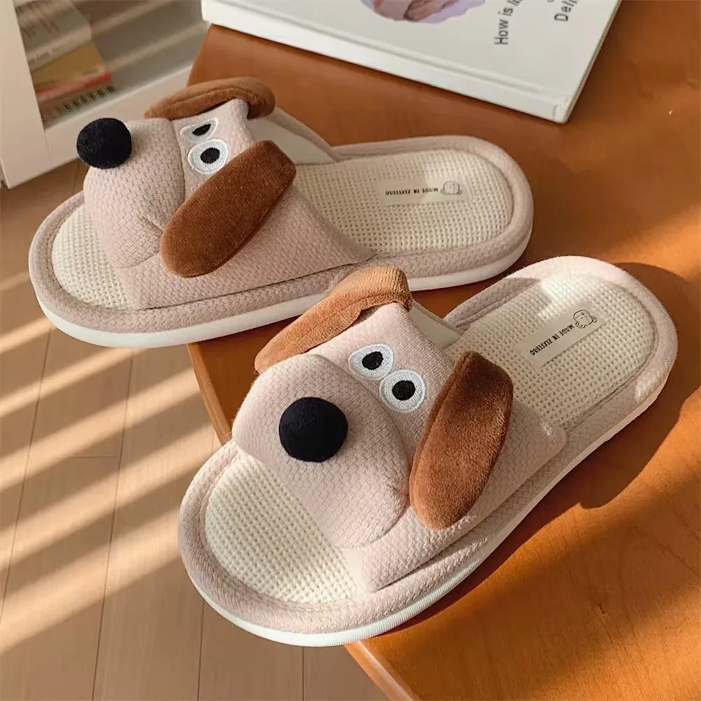 Cute Cartoon Animal Shape Slippers for Women, Four Seasons Home Linen Slippers Sandals
Cute Cartoon Animal Shape Slippers for Women, Four Seasons Home Linen Slippers Sandals