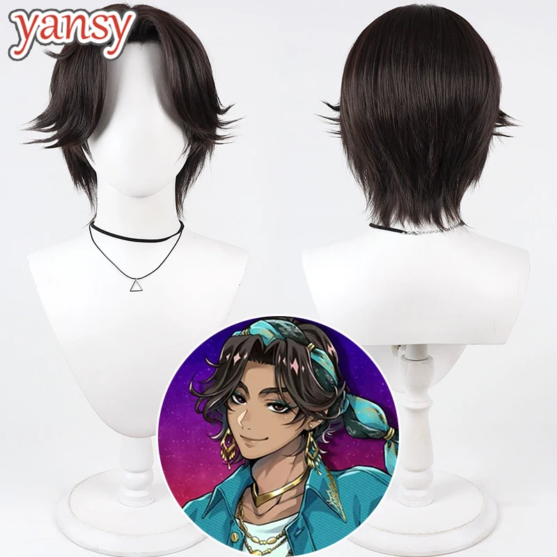 Yansywig Synthetic Hair Minajael Tealrajah Cosplay Wigs Twisted Wonderland Minajael Tealrajah Dark Brown Men Wig Heat Resistant
Yansywig Synthetic Hair Minajael Tealrajah Cosplay Wigs Twisted Wonderland Minajael Tealrajah Dark Brown Men Wig Heat Resistant