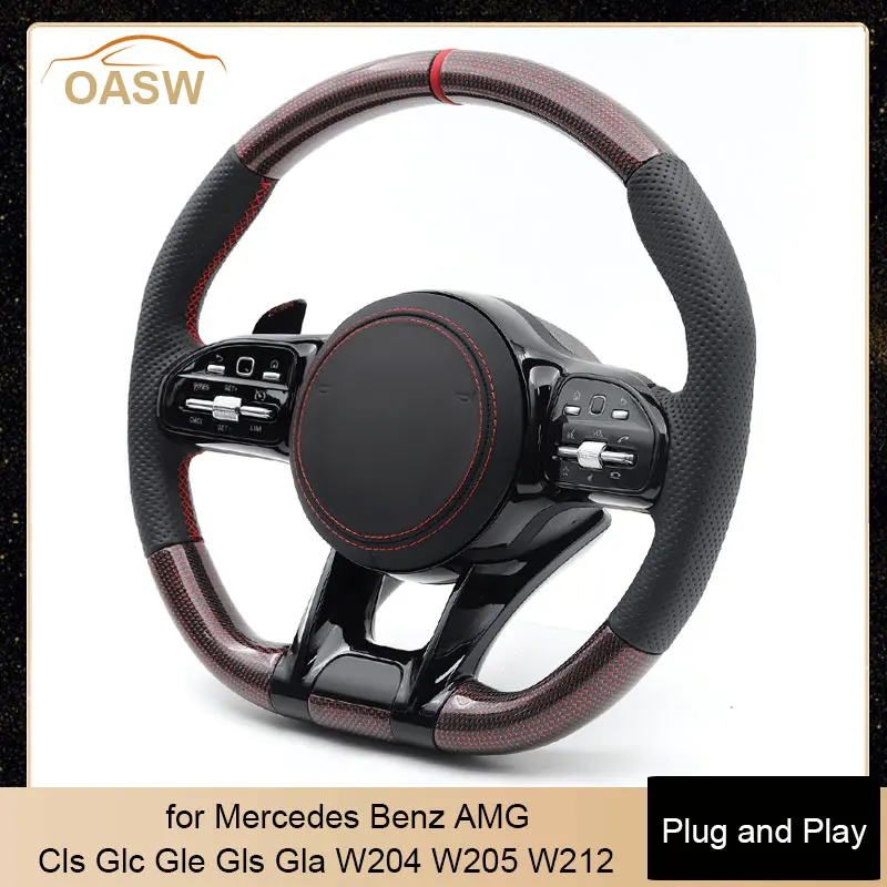 Red Carbon Car Steering Wheel for Mercedes Benz AMG W205 W204 W203 W217 W222 W223 W257 W292 W463 A C S CLS GLC GLE GLA GLA CLA
Red Carbon Car Steering Wheel for Mercedes Benz AMG W205 W204 W203 W217 W222 W223 W257 W292 W463 A C S CLS GLC GLE GLA GLA CLA