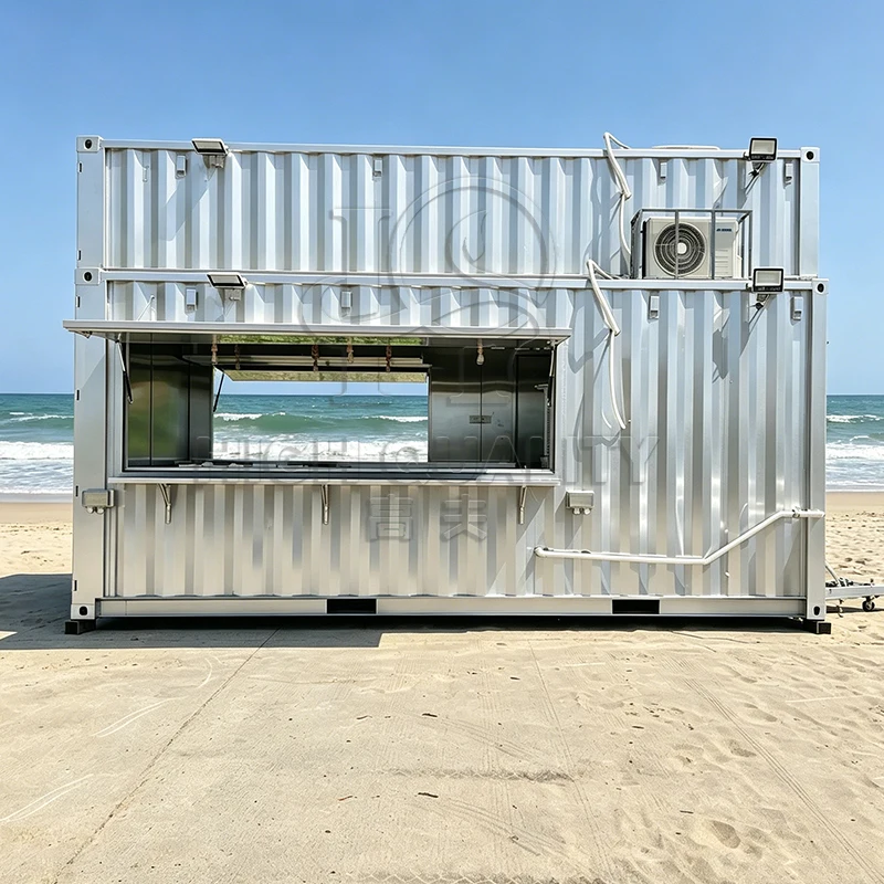 Mobile Container Trailer Can Be Customized For Outdoor Ice Cream Beverage Trailers Fully Equipped
Mobile Container Trailer Can Be Customized For Outdoor Ice Cream Beverage Trailers Fully Equipped