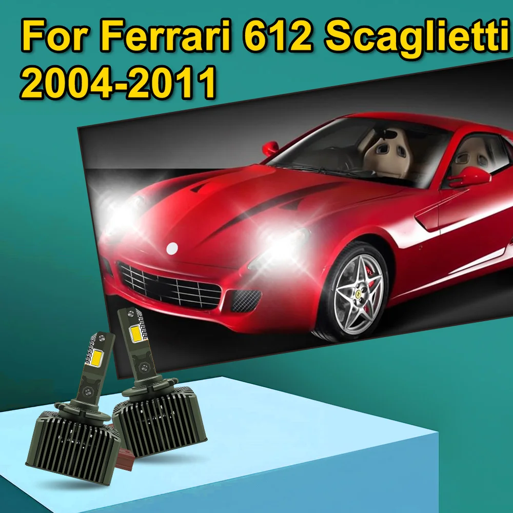 2 шт. светодиодные лампы для фар Canbus 30000LM D1S D1R HID 1:1 Размер для Ferrari 612 Scaglietti 2004 2005 2006 2007 2008 2009 2010 2011
2 шт. светодиодные лампы для фар Canbus 30000LM D1S D1R HID 1:1 Размер для Ferrari 612 Scaglietti 2004 2005 2006 2007 2008 2009 2010 2011