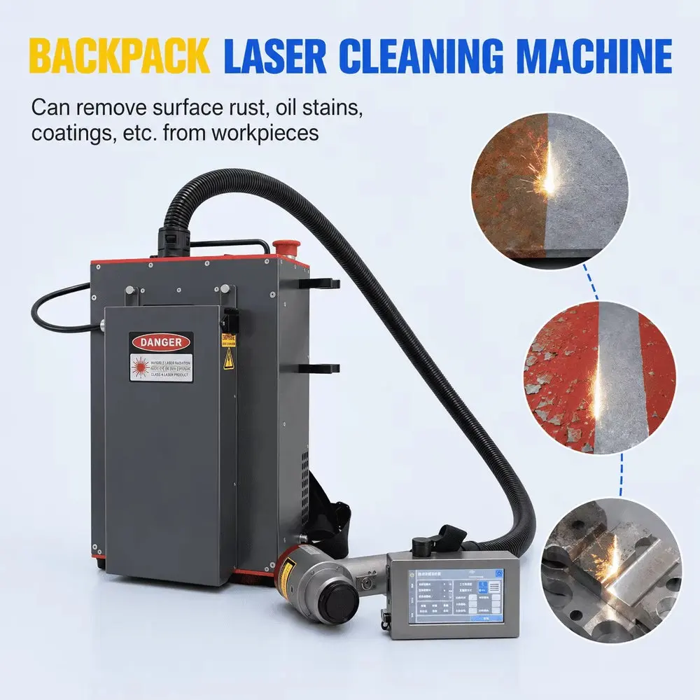 High Power Laser Cleaning Machine 1500W 2000W 3000W Continuous Fiber Laser Cleaner Heavy Rust Paint Removal Equipment
High Power Laser Cleaning Machine 1500W 2000W 3000W Continuous Fiber Laser Cleaner Heavy Rust Paint Removal Equipment