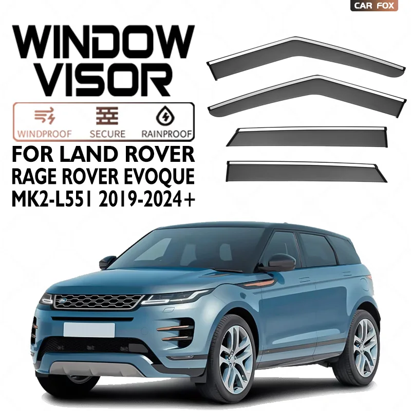 For LAND ROVER Range Rover Evoque L538 L551 2011-2024 Plastic Window Visor Vent Shades Sun Rain Deflector Guard 4PCS/SE
For LAND ROVER Range Rover Evoque L538 L551 2011-2024 Plastic Window Visor Vent Shades Sun Rain Deflector Guard 4PCS/SE