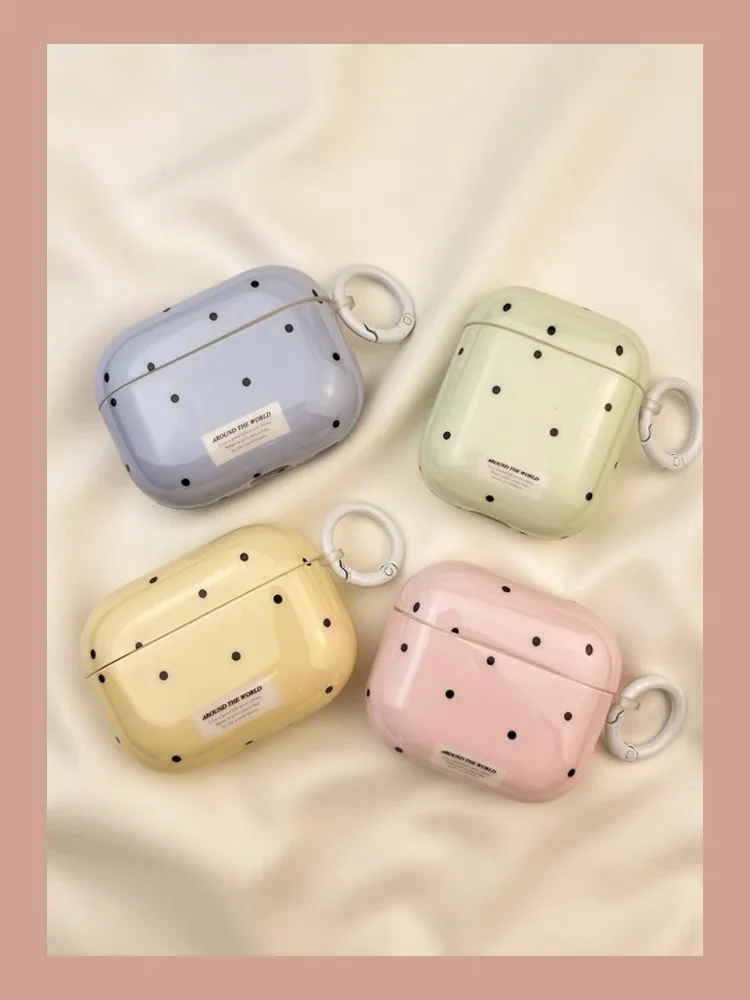 Korean ins solid color simple dot for Apple protective case airpods 1 2 Wireless Bluetooth Anti-drop airpods 3 earphone case
Korean ins solid color simple dot for Apple protective case airpods 1 2 Wireless Bluetooth Anti-drop airpods 3 earphone case