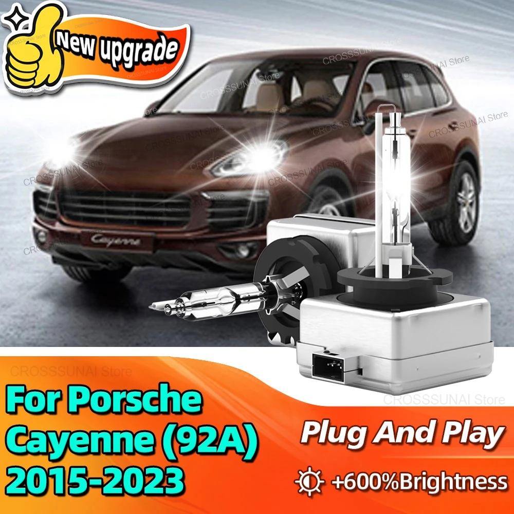 Автомобильные фары D3S, сменные ксеноновые лампы 6000K HID для Porsche Cayenne 92A 2015 2016 2017 2018 2019 2020 2021 2022 2023
Автомобильные фары D3S, сменные ксеноновые лампы 6000K HID для Porsche Cayenne 92A 2015 2016 2017 2018 2019 2020 2021 2022 2023
