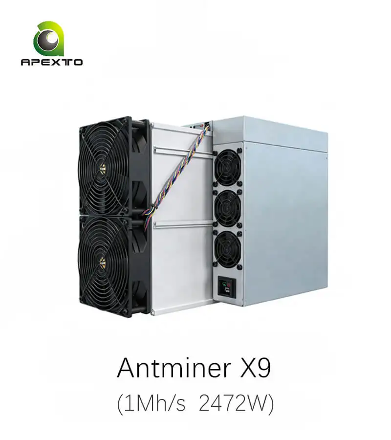 NEW MINER Bitmain Antminer X9 1Mh/s 2472W XMR Miner
NEW MINER Bitmain Antminer X9 1Mh/s 2472W XMR Miner
