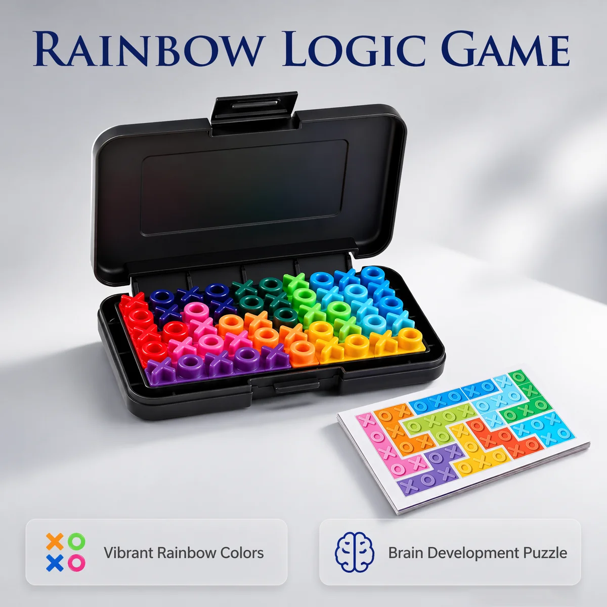 Childrens XO Board Game Educational Toys Kids Logical Thinking Training Concentration Puzzle Game for 3 Years Old Plus
Childrens XO Board Game Educational Toys Kids Logical Thinking Training Concentration Puzzle Game for 3 Years Old Plus