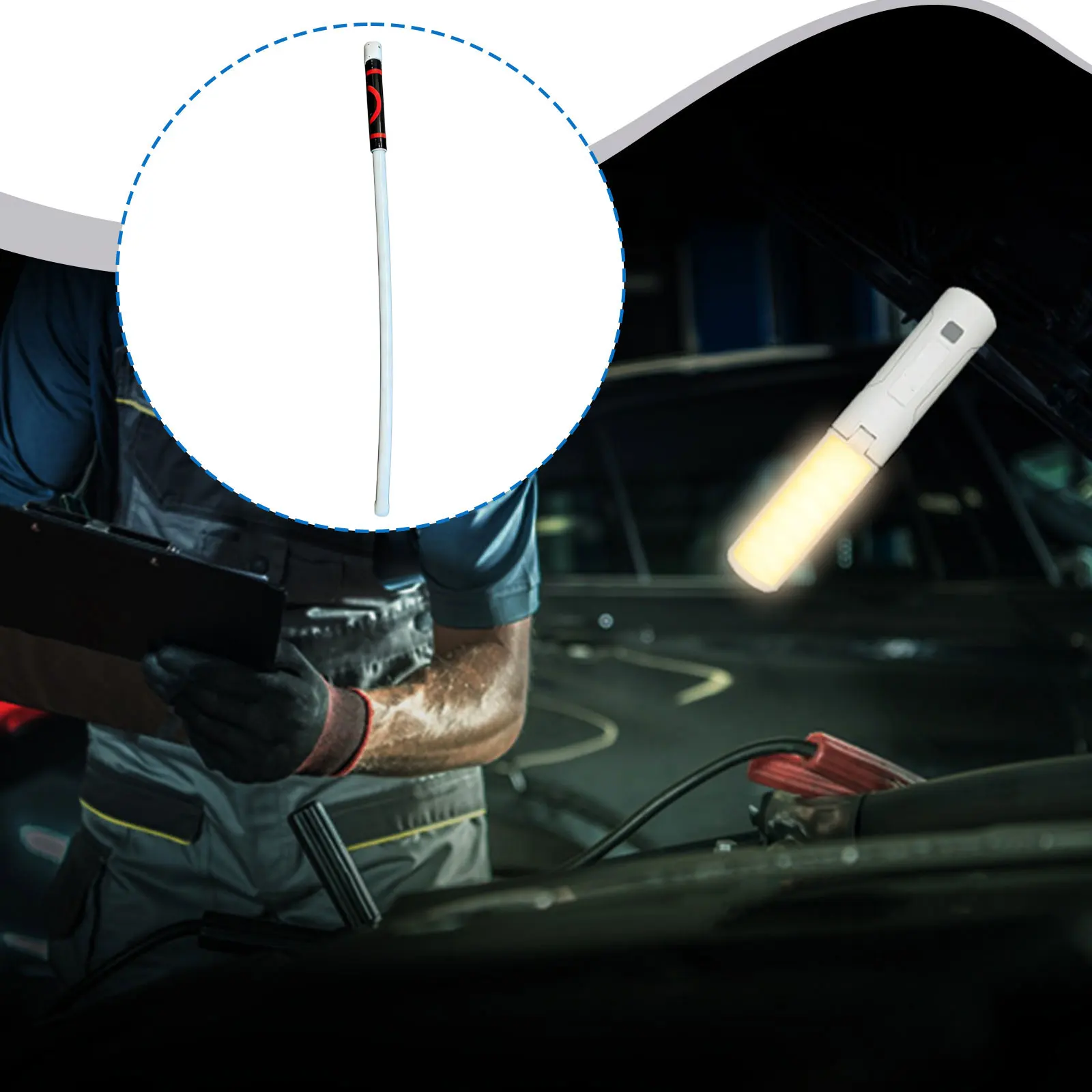 Bendable and Portable Flexible LED Work Light with Magnetic Base Rechargeable and Water-Resistant Cob Light for Grill Inspection
Bendable and Portable Flexible LED Work Light with Magnetic Base Rechargeable and Water-Resistant Cob Light for Grill Inspection