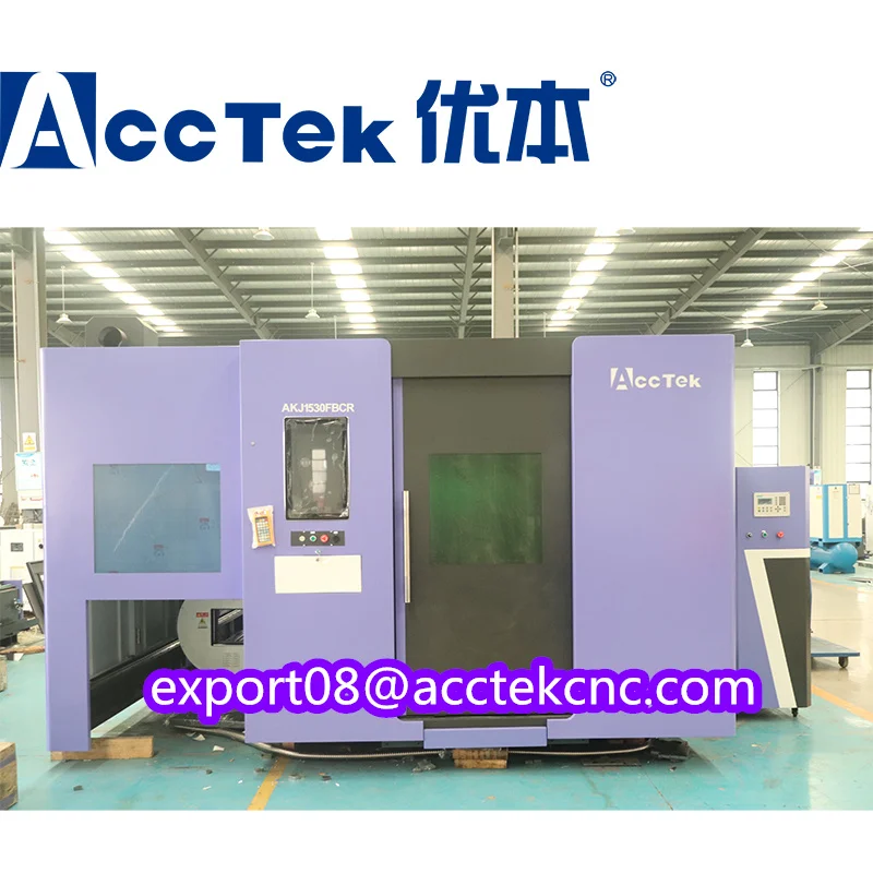 Metal Sheet Pipe Tube Cutting Machine with Full Cover 6kw 12kw Fiber Laser Cutting Machine with Rotary &Exchange Table 3015
Metal Sheet Pipe Tube Cutting Machine with Full Cover 6kw 12kw Fiber Laser Cutting Machine with Rotary &Exchange Table 3015