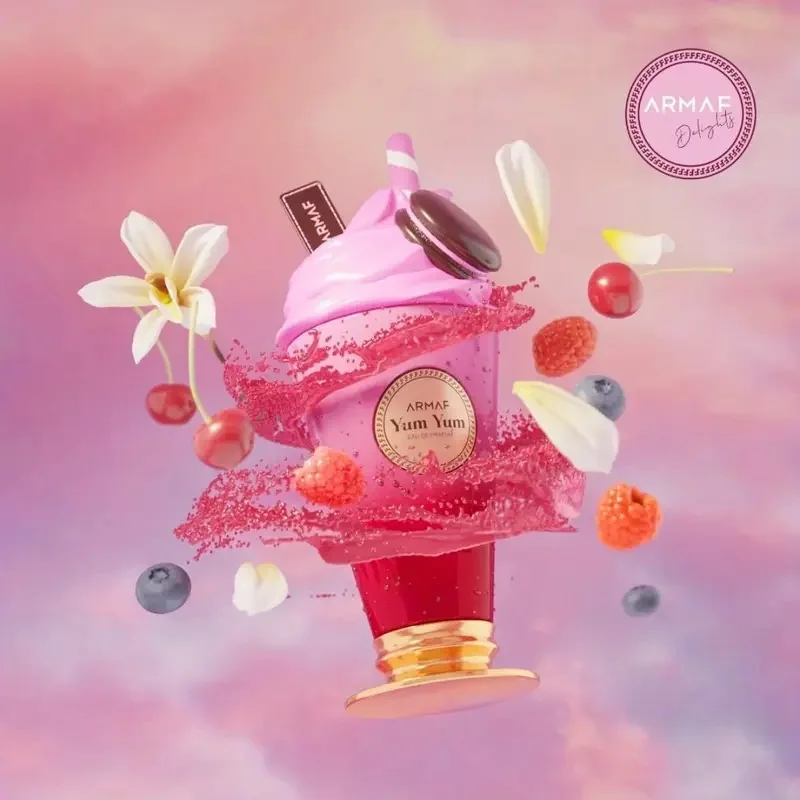 Armaf Yum Yum Sweet flowers and fruits, creamy vanilla, gentle delicacies, ladies' perfume, 3.4oz100ml
Armaf Yum Yum Sweet flowers and fruits, creamy vanilla, gentle delicacies, ladies' perfume, 3.4oz100ml
