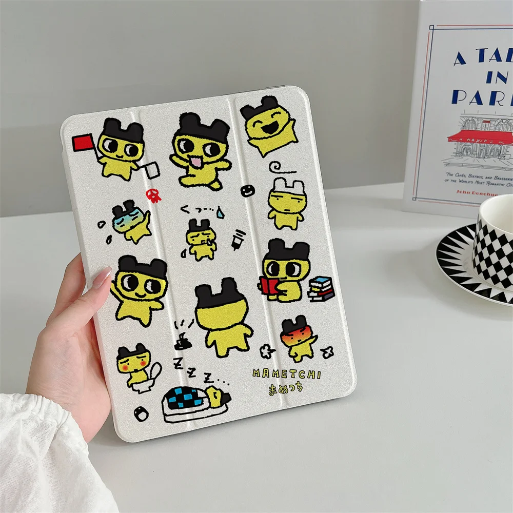 Cute Yellow Mametchi Tamagotchi Doodle Sticker Print iPad Case Tri-fold Stand Cover For 2024 iPad 11" A16 Air5 Air4 iPad10 10.9
Cute Yellow Mametchi Tamagotchi Doodle Sticker Print iPad Case Tri-fold Stand Cover For 2024 iPad 11" A16 Air5 Air4 iPad10 10.9