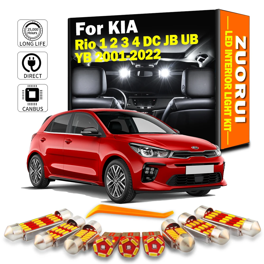 Комплект светодиодного внутреннего купольного освещения ZUORUI для KIA Rio 1 2 3 4 DC JB UB YB 2001-2018 2019 2020 2021 2022 Лампа номерного знака Canbus
Комплект светодиодного внутреннего купольного освещения ZUORUI для KIA Rio 1 2 3 4 DC JB UB YB 2001-2018 2019 2020 2021 2022 Лампа номерного знака Canbus