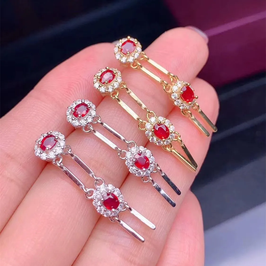 KJJEAXCMY boutique jewelry 925 sterling silver inlaid natural ruby gemstone Luxury Classic women's earrings support detection
KJJEAXCMY boutique jewelry 925 sterling silver inlaid natural ruby gemstone Luxury Classic women's earrings support detection