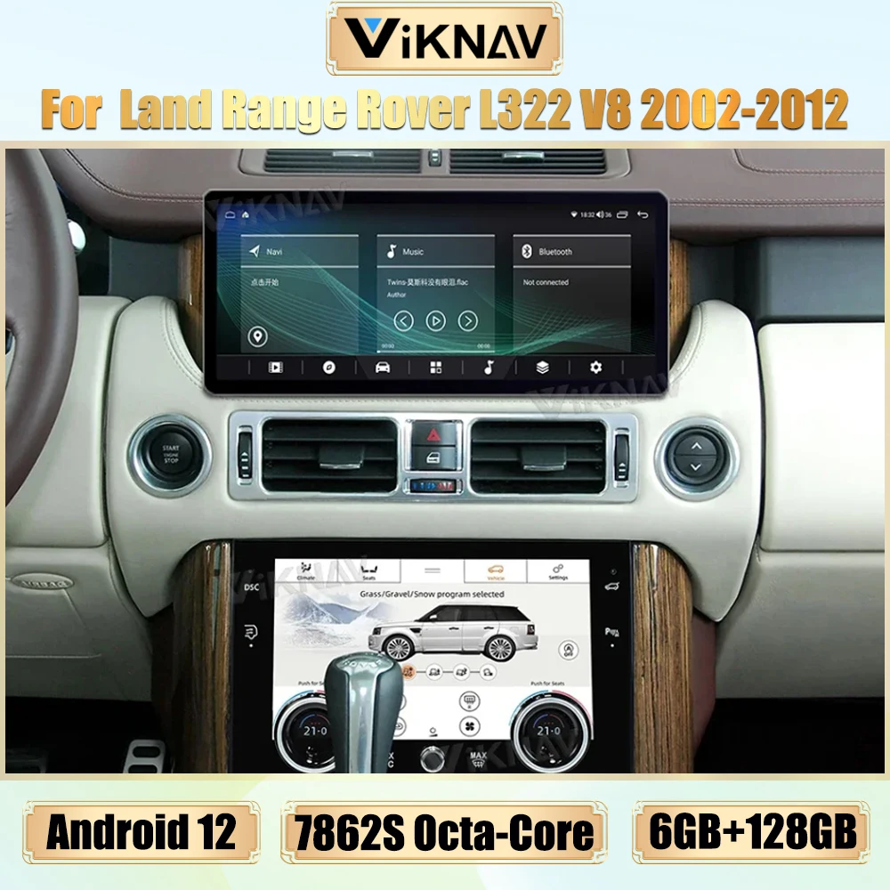 12,3-дюймовый сенсорный экран Android 12, автомобильная стереосистема для Land Range Rover L322 V8 2002-2012, GPS-мультимедийный плеер с панелью переменного тока
12,3-дюймовый сенсорный экран Android 12, автомобильная стереосистема для Land Range Rover L322 V8 2002-2012, GPS-мультимедийный плеер с панелью переменного тока
