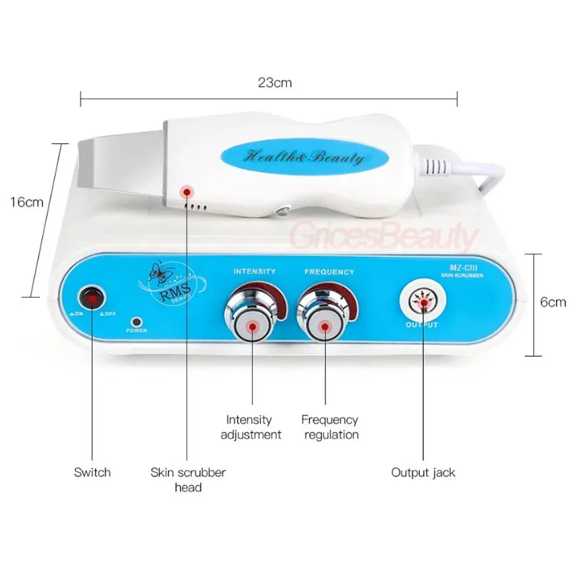Newest Ultrasonic Skin Scrubber Professional Deep Face Cleansing Removes Grains Pimples Rejuvenation Peeling Beauty Care Machine
Newest Ultrasonic Skin Scrubber Professional Deep Face Cleansing Removes Grains Pimples Rejuvenation Peeling Beauty Care Machine