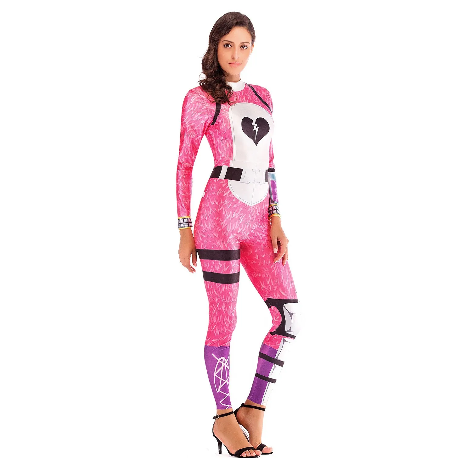 Festival Bodycon Jumpsuit for Women - 3D Psychedelic Print Long Sleeve Romper | Rave Party Outfit with Thumb Holes
Festival Bodycon Jumpsuit for Women - 3D Psychedelic Print Long Sleeve Romper | Rave Party Outfit with Thumb Holes