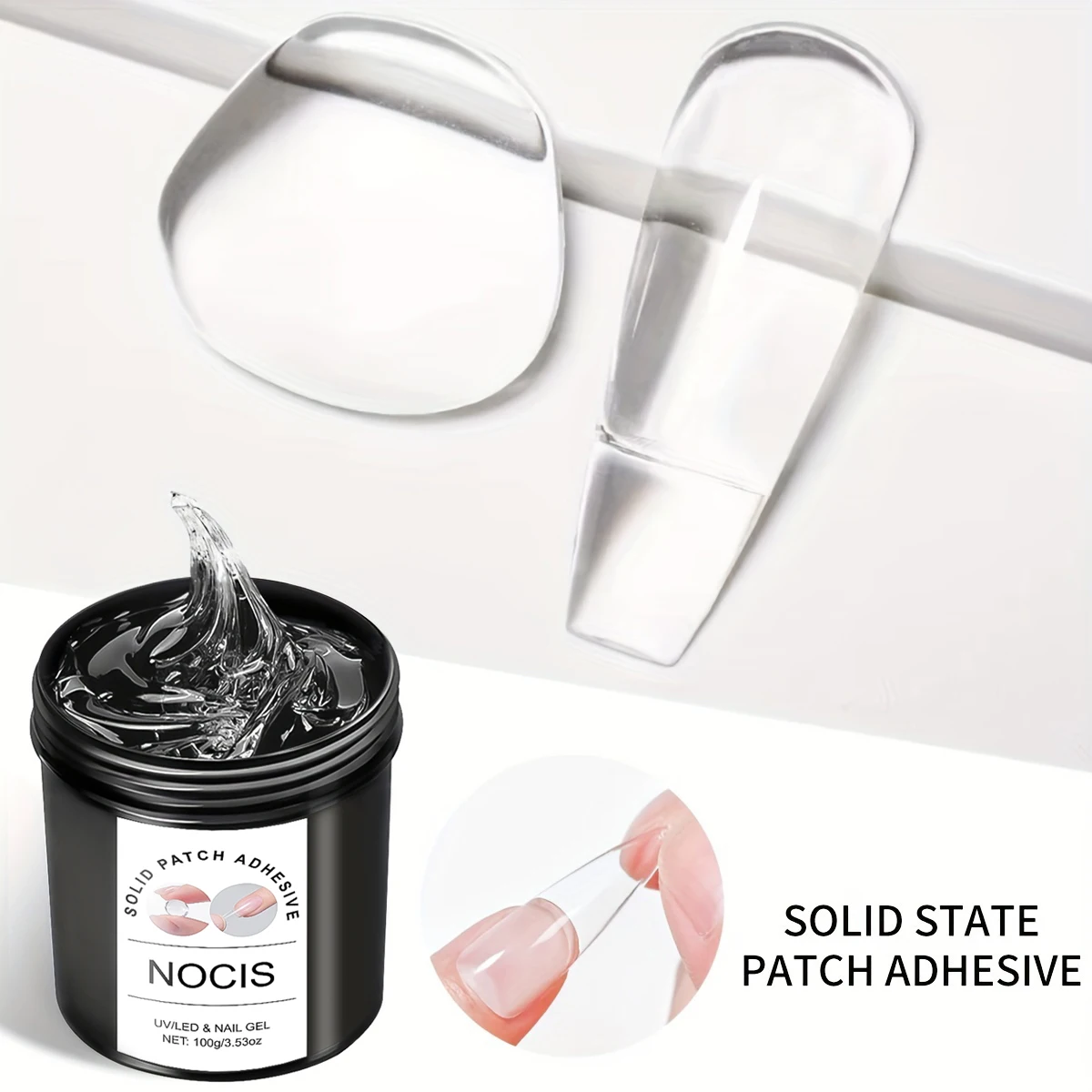 NOCIS 100g Solid Builder Gel for Nails, Large Capacity Clear 3D Sculpting Gel for Nails, Non-sticky for Women Girls at Home DIY.Hand Building Carving Modeling Hard Nail Extension Nail Art Salon
NOCIS 100g Solid Builder Gel for Nails, Large Capacity Clear 3D Sculpting Gel for Nails, Non-sticky for Women Girls at Home DIY.Hand Building Carving Modeling Hard Nail Extension Nail Art Salon