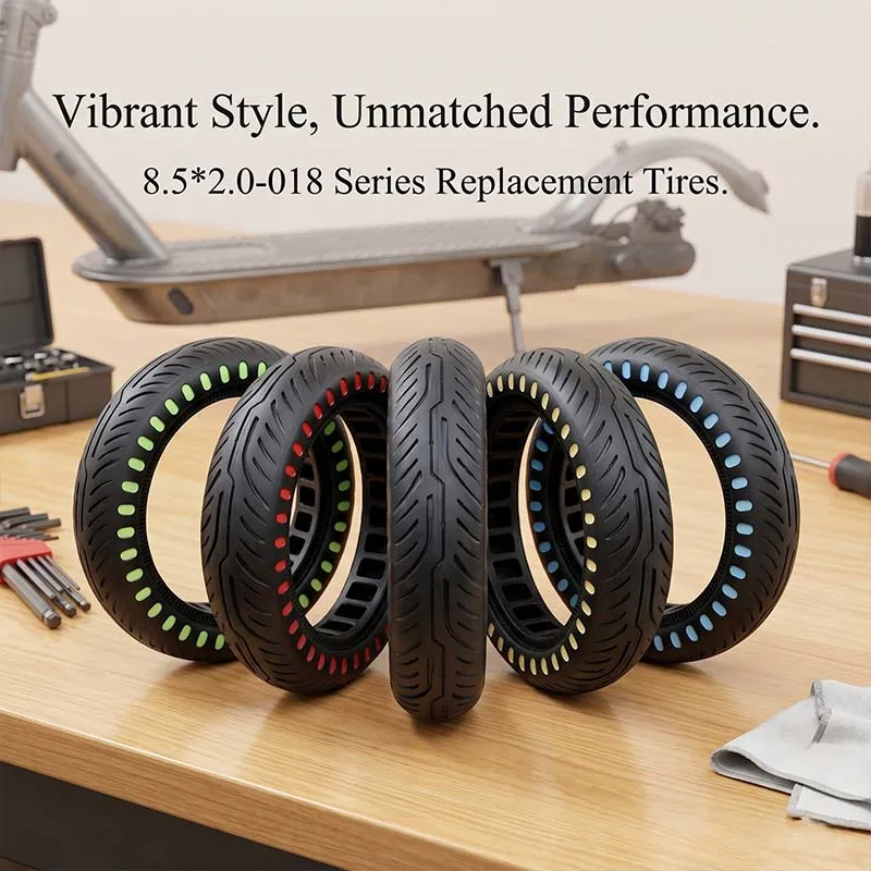 8.5x2.0 Honeycomb Solid Tire For Xiaomi M365/Pro 1S Pro2 Anti-Puncture Shock Absorb Colorful No Maintenance Wheel Tyre TY018
8.5x2.0 Honeycomb Solid Tire For Xiaomi M365/Pro 1S Pro2 Anti-Puncture Shock Absorb Colorful No Maintenance Wheel Tyre TY018