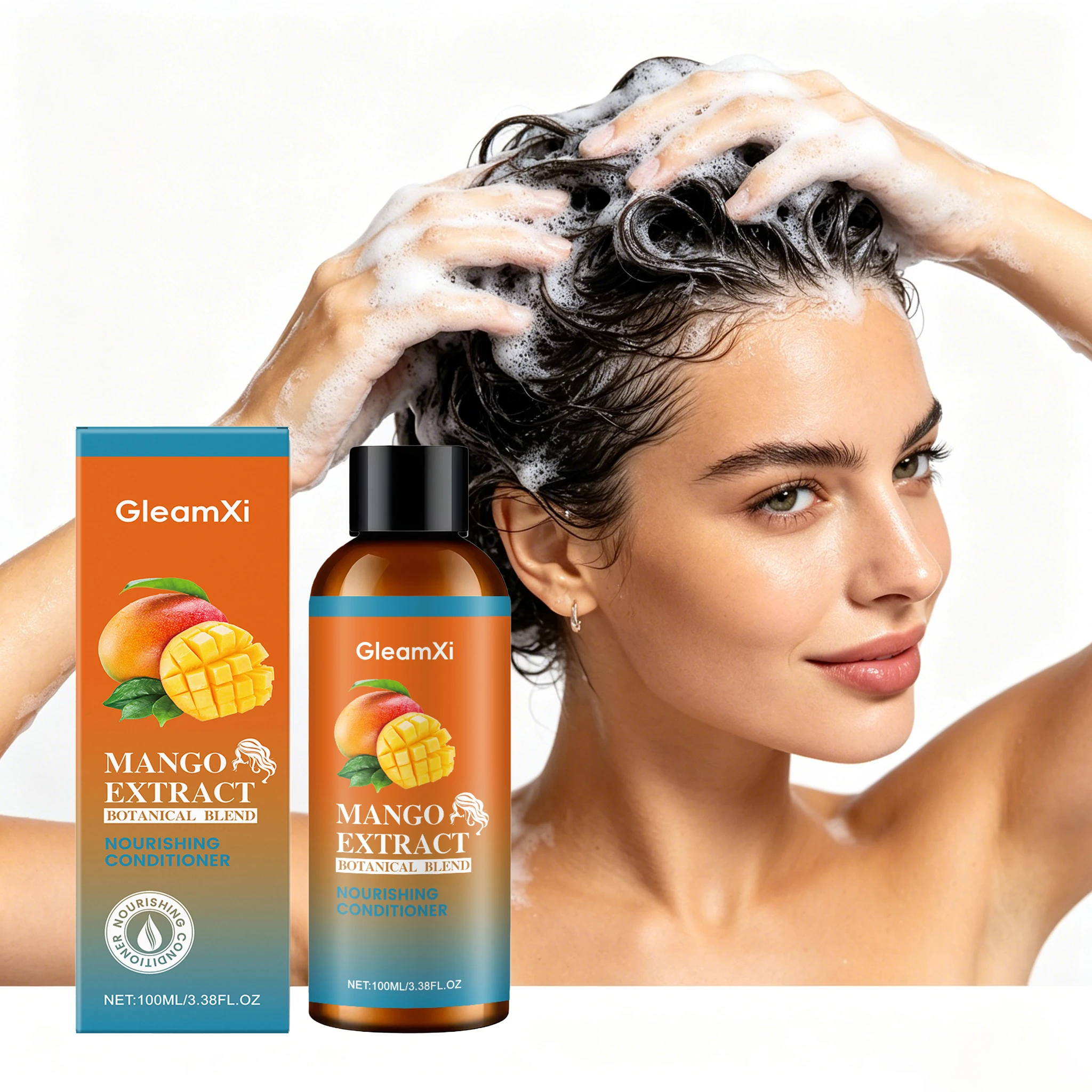 100ML Mango Hair Conditioner Deep Nourishing Scalp Moisturizing Enhance Smoothness Strengthen Root Volumizing Restoring Gloss Natural Fragrance Hair Conditioner
100ML Mango Hair Conditioner Deep Nourishing Scalp Moisturizing Enhance Smoothness Strengthen Root Volumizing Restoring Gloss Natural Fragrance Hair Conditioner