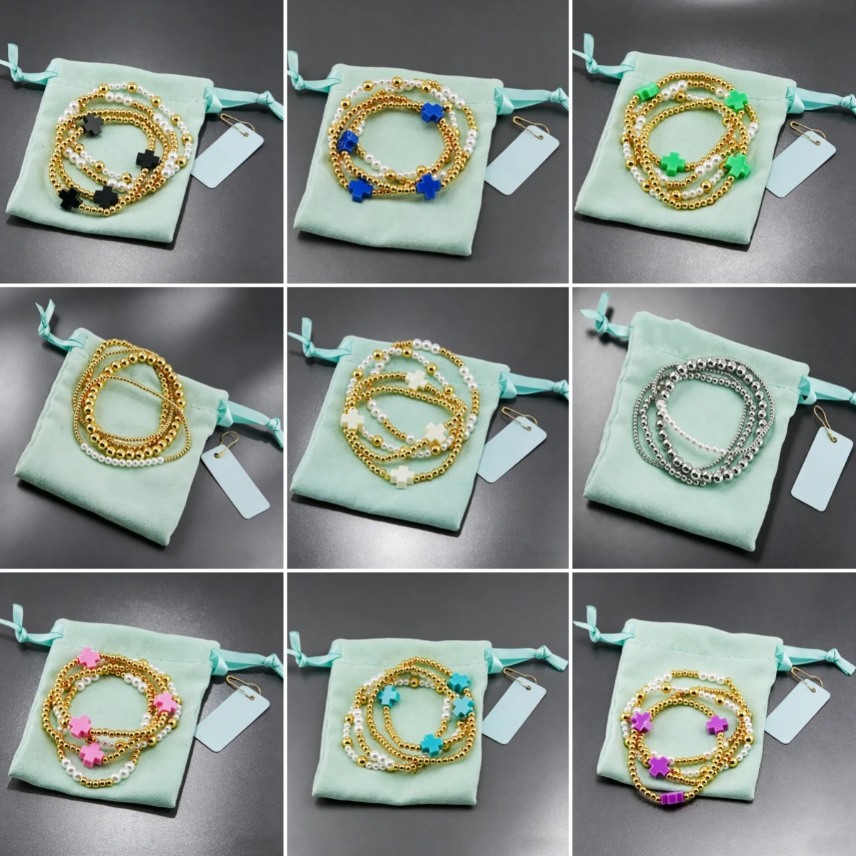 4pcs Layer 18k Gold Filled Stackable Nature Pearl Cross Bracelets For Women Fine Jewelry
4pcs Layer 18k Gold Filled Stackable Nature Pearl Cross Bracelets For Women Fine Jewelry