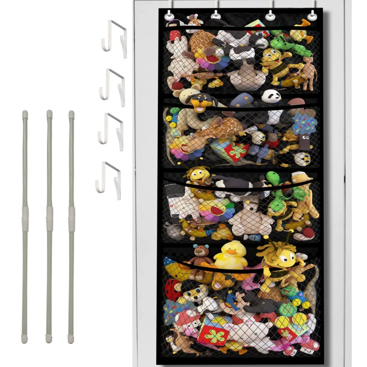 4 Layers Door Storage Bag Children's Toys Storage Hanging Bag Stuffed Animal Storage Display Kid's Dolls Toys Organizer
4 Layers Door Storage Bag Children's Toys Storage Hanging Bag Stuffed Animal Storage Display Kid's Dolls Toys Organizer