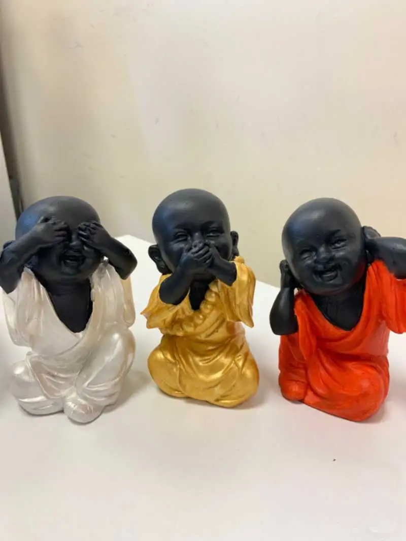 See No Evil, Hear No Evil, Speak No Evil Bust Trinket, Stone, Home Decoration, Desk Accessories, Handmade 10.5 x 5.5 cm
See No Evil, Hear No Evil, Speak No Evil Bust Trinket, Stone, Home Decoration, Desk Accessories, Handmade 10.5 x 5.5 cm