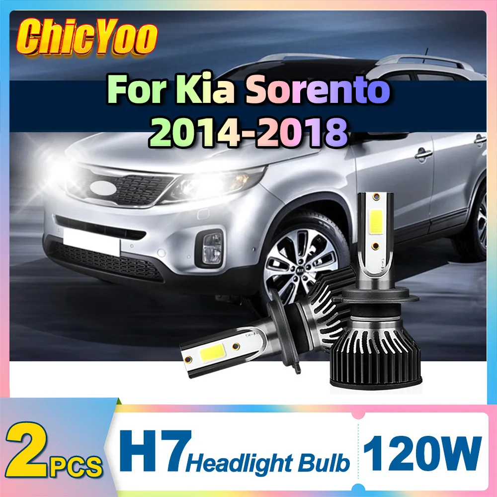 2PCS 6000K Plug And Play LED Headlights Bulbs 20000LM High Power Super Bright Car Lights 12V For Kia Sorento 2014-2018 2015 2016
2PCS 6000K Plug And Play LED Headlights Bulbs 20000LM High Power Super Bright Car Lights 12V For Kia Sorento 2014-2018 2015 2016