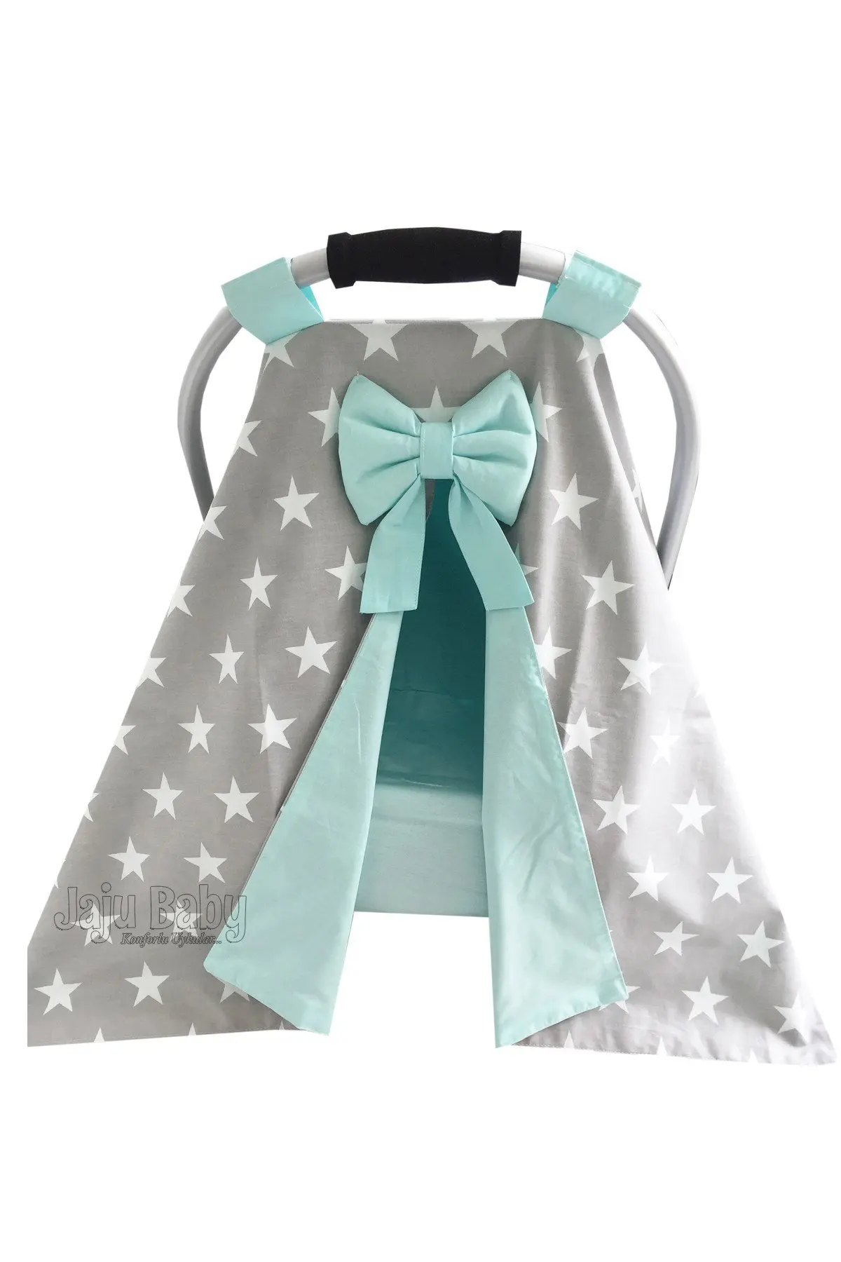 Handmade Gray and Mint Combination Stroller Cover and Inner Cover
Handmade Gray and Mint Combination Stroller Cover and Inner Cover