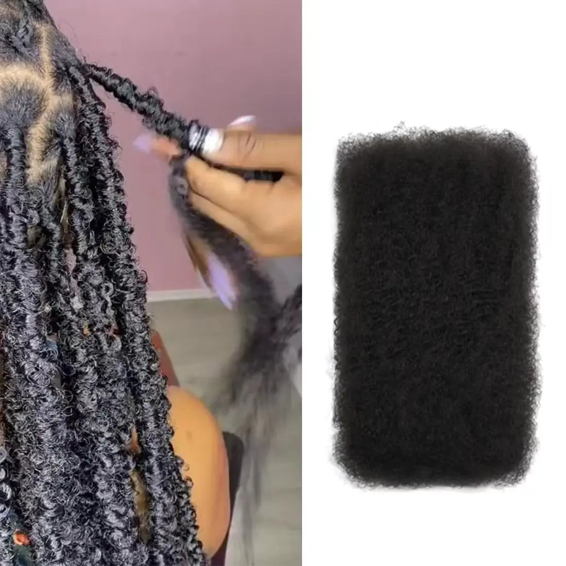 Natural Curly Texture Loc Extensions for Afro Twist Loc Braiding & Dreadlocks Soft Durable Hair for Ethnic Styling
Natural Curly Texture Loc Extensions for Afro Twist Loc Braiding & Dreadlocks Soft Durable Hair for Ethnic Styling