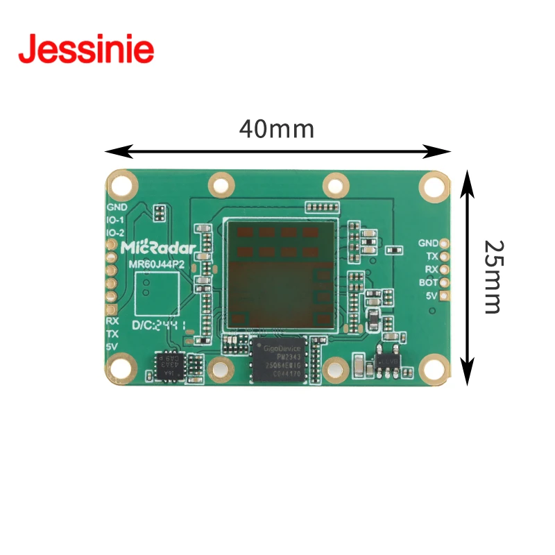 R60BMP1 60G Personnel Counting Millimeter Wave Radar Module Human Movement Distance Angle Speed Perception Radar Module
R60BMP1 60G Personnel Counting Millimeter Wave Radar Module Human Movement Distance Angle Speed Perception Radar Module