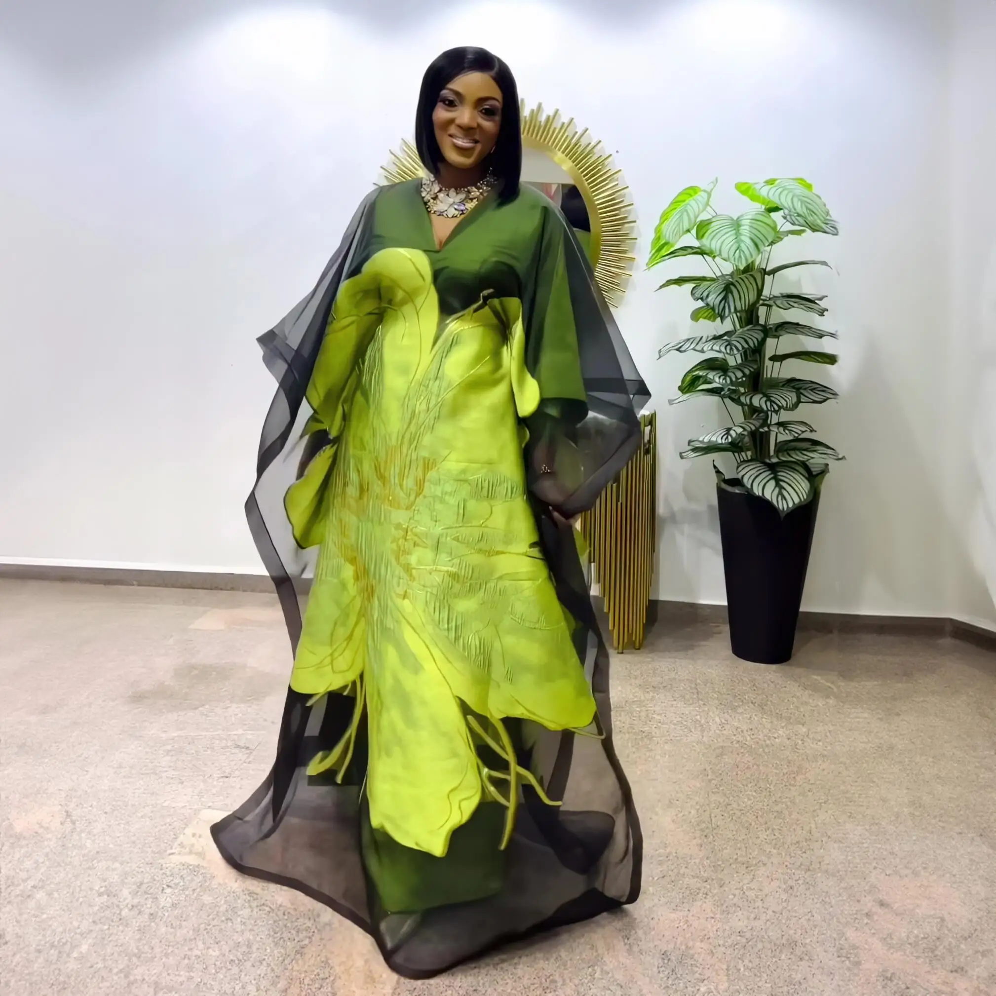 New african dresses for woman luxury Embroidery african dresses Two-piece set african dress woman
New african dresses for woman luxury Embroidery african dresses Two-piece set african dress woman