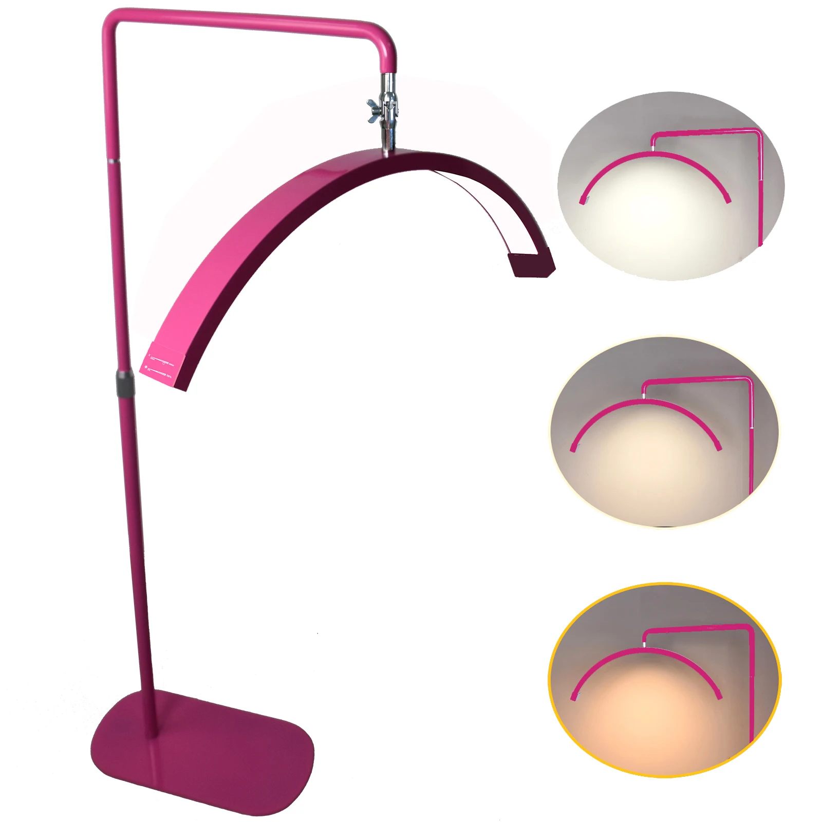 Fosoto Multifunctional Arc Hot Pink Half -Moon light Led Lash Light Floor Stand Beauty Facials Salon Tatoo TikTok Fill light
Fosoto Multifunctional Arc Hot Pink Half -Moon light Led Lash Light Floor Stand Beauty Facials Salon Tatoo TikTok Fill light