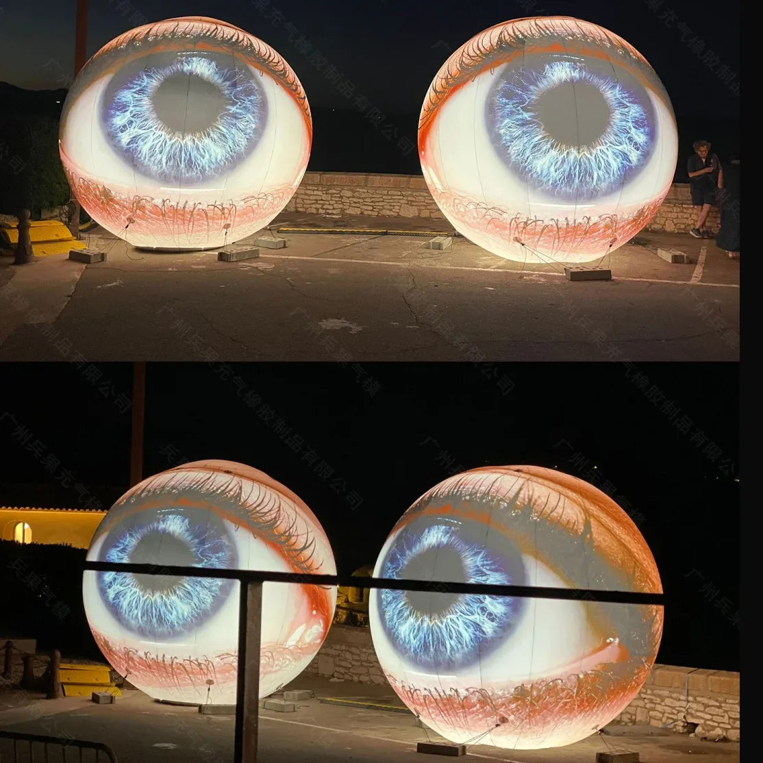 Гигантский реалистичный надувной человеческий глаз с белым светодиодным светом, декор на Хэллоуин, жуткий реквизит для ночного клуба, фон для фотобудки, дисплей
Гигантский реалистичный надувной человеческий глаз с белым светодиодным светом, декор на Хэллоуин, жуткий реквизит для ночного клуба, фон для фотобудки, дисплей