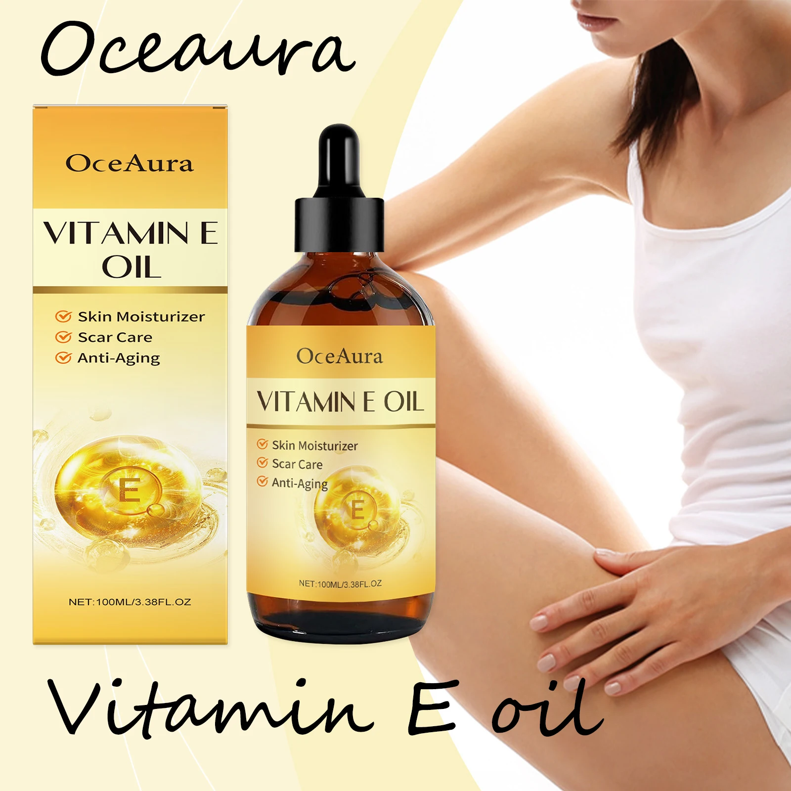 Oceaura Vitamin E Essential Oil Daily Skin Care Moisturizing Anti-aging Nourishing Reduce Dryness Improve Luster Skin Care Oil
Oceaura Vitamin E Essential Oil Daily Skin Care Moisturizing Anti-aging Nourishing Reduce Dryness Improve Luster Skin Care Oil