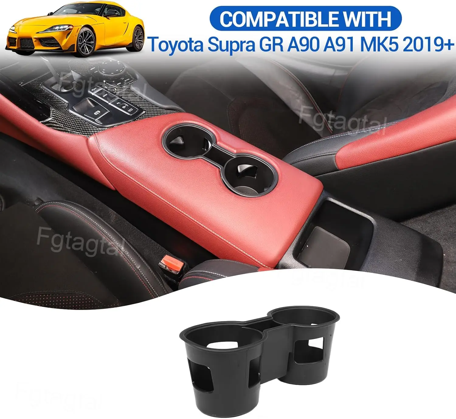 Center Console Cup Holder Insert For Toyota Supra GR A90 A91 MK5 2019-2024,Gear Shift Console Cup Holder Protection Accessories
Center Console Cup Holder Insert For Toyota Supra GR A90 A91 MK5 2019-2024,Gear Shift Console Cup Holder Protection Accessories