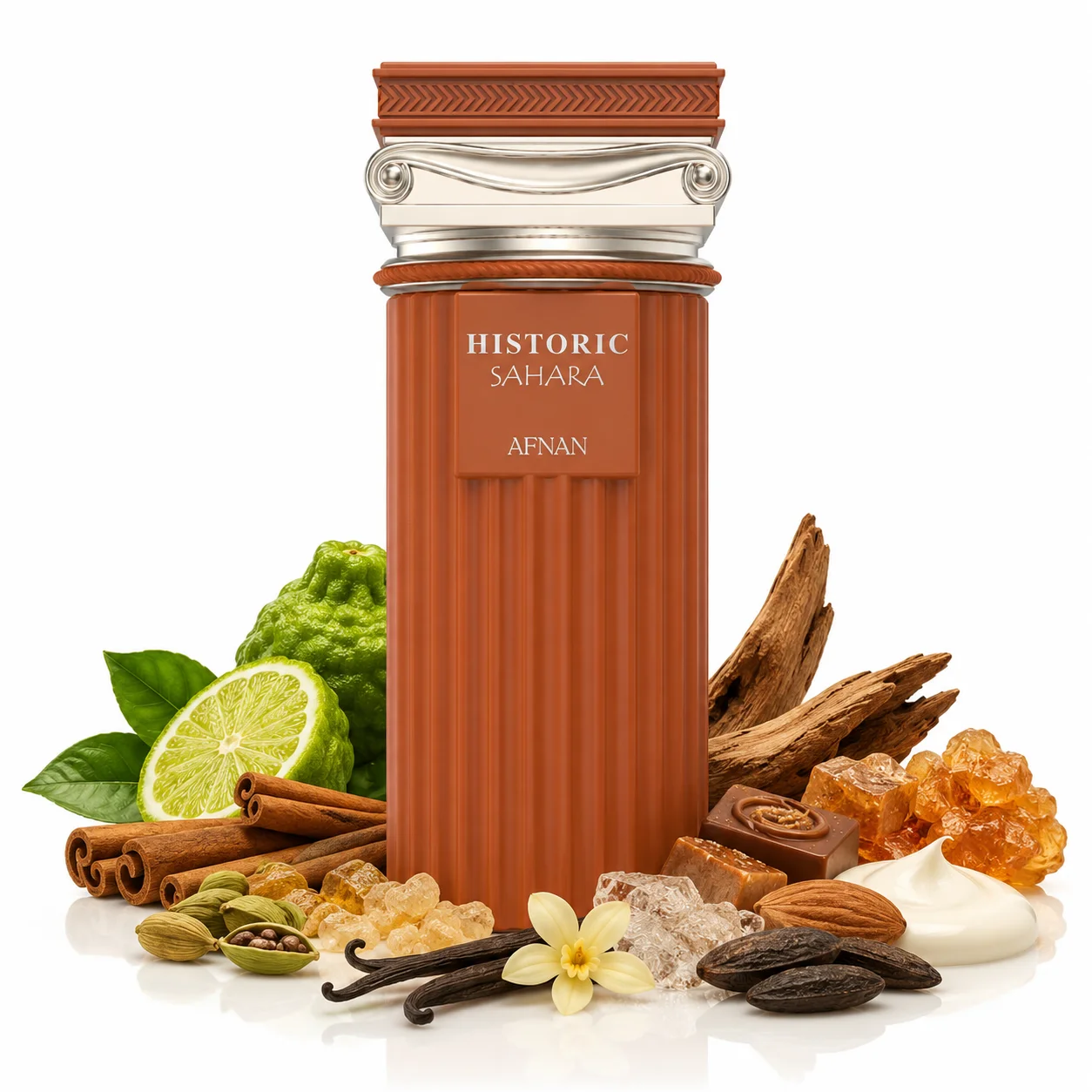 AFNAN Historic Sahara Perfume 100ml 3.4Oz Extrait De Parfum Unisex Long Lasting Arabian Fragrance Spray Bergamot Cinnamon Cardamom Vanilla Sugar Almond Tonka Musk Woody Amber Daily Wear Travel Gift
AFNAN Historic Sahara Perfume 100ml 3.4Oz Extrait De Parfum Unisex Long Lasting Arabian Fragrance Spray Bergamot Cinnamon Cardamom Vanilla Sugar Almond Tonka Musk Woody Amber Daily Wear Travel Gift