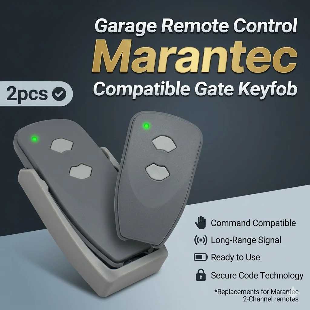 2PCS Marantec Digital D382 868MHz Garage Remote Control Command Compatible Gate Keyfob
2PCS Marantec Digital D382 868MHz Garage Remote Control Command Compatible Gate Keyfob