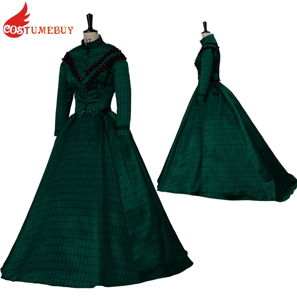 Women's Victorian Green Plaid Dress Gothic Palace Costume,Long Sleeve Top +Floor-Length Skirt Ball Gown Dresses
Women's Victorian Green Plaid Dress Gothic Palace Costume,Long Sleeve Top +Floor-Length Skirt Ball Gown Dresses