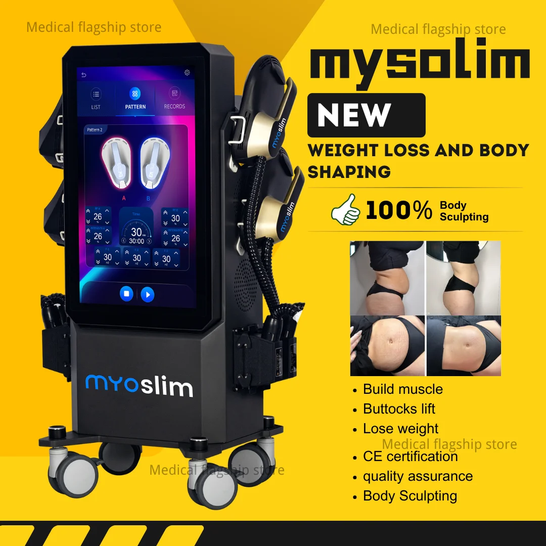 Professional MYOSLIM Sculpting NEO RF Machine EMS Body Slimming PRO Muscle Stimulation Fat Removal
Professional MYOSLIM Sculpting NEO RF Machine EMS Body Slimming PRO Muscle Stimulation Fat Removal