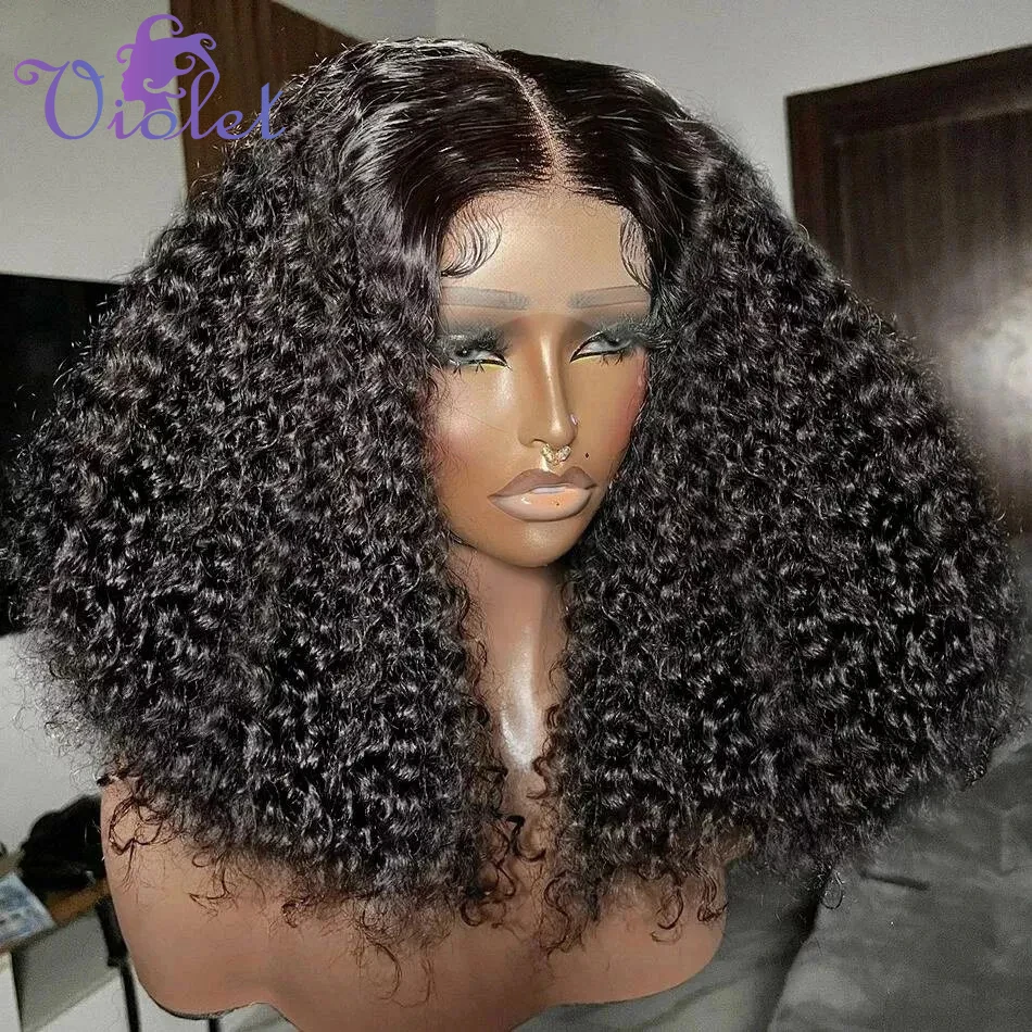 Brazilian Short Bob 13x4 Lace Frontal Human Hair Wigs Deep Wave 200% Transparent Lace Front Curly 4x4 Closure Wig For Women
Brazilian Short Bob 13x4 Lace Frontal Human Hair Wigs Deep Wave 200% Transparent Lace Front Curly 4x4 Closure Wig For Women