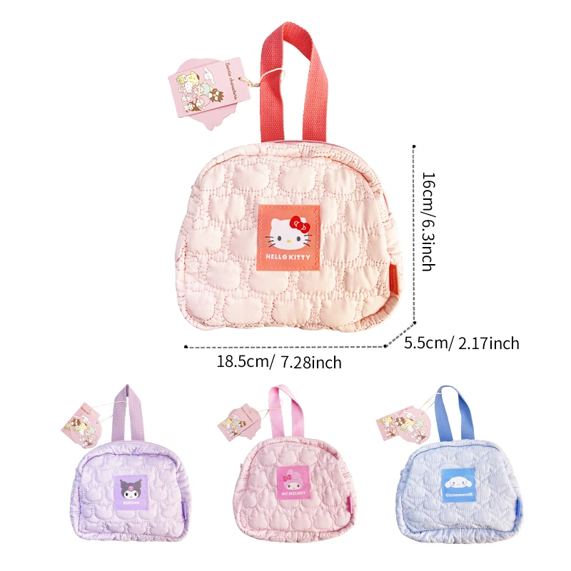 Sanrio Makeup Bag Hello Kitty Cinnamoroll My Melody Kuromi Cosmetic Pouch Travel Storage Organizer Portable Cute Travel Handbag
Sanrio Makeup Bag Hello Kitty Cinnamoroll My Melody Kuromi Cosmetic Pouch Travel Storage Organizer Portable Cute Travel Handbag