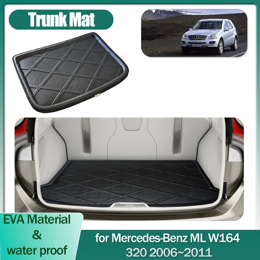 Car Trunk Mat for Mercedes-Benz ML W164 320 2006~2011 Luggage Boot Liner Cargo Floor Carpet Waterproof Cover Tray Accessories 
Car Trunk Mat for Mercedes-Benz ML W164 320 2006~2011 Luggage Boot Liner Cargo Floor Carpet Waterproof Cover Tray Accessories