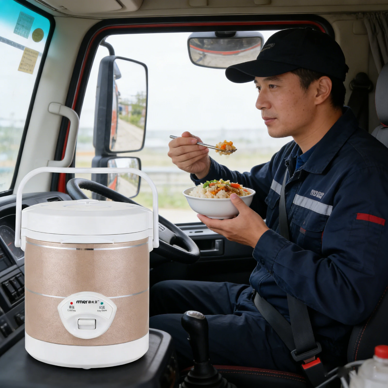 ARIER Low Price 12V or 24V Mini Rice Cooker 1.6L for Car or Truck Use Portable for Cooking On The Road and Single
ARIER Low Price 12V or 24V Mini Rice Cooker 1.6L for Car or Truck Use Portable for Cooking On The Road and Single