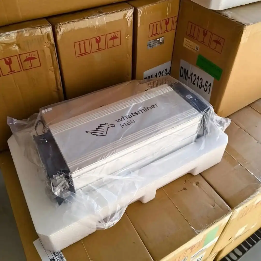 New Whatsminer M60 174T 3463W ASIC Miner BTC Bitcoin Miner Include PSU BUY 5 GET 3 FREE 
New Whatsminer M60 174T 3463W ASIC Miner BTC Bitcoin Miner Include PSU BUY 5 GET 3 FREE