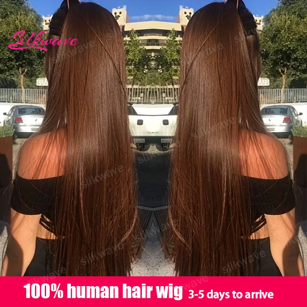 180% Chocolate Brown Bone Straight Human Hair Wigs 30 Inch 13x4 Transparent HD Lace Frontal Wig Colored Lace Front Wig For Women
180% Chocolate Brown Bone Straight Human Hair Wigs 30 Inch 13x4 Transparent HD Lace Frontal Wig Colored Lace Front Wig For Women