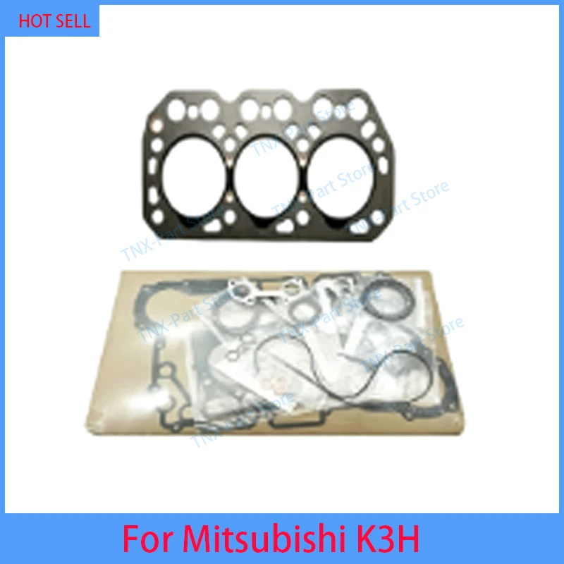 K3H Full Gasket Kit Set For Mitsubishi Cylinder Head Gasket Piston Ring Overhaul Rebuild Kit
K3H Full Gasket Kit Set For Mitsubishi Cylinder Head Gasket Piston Ring Overhaul Rebuild Kit