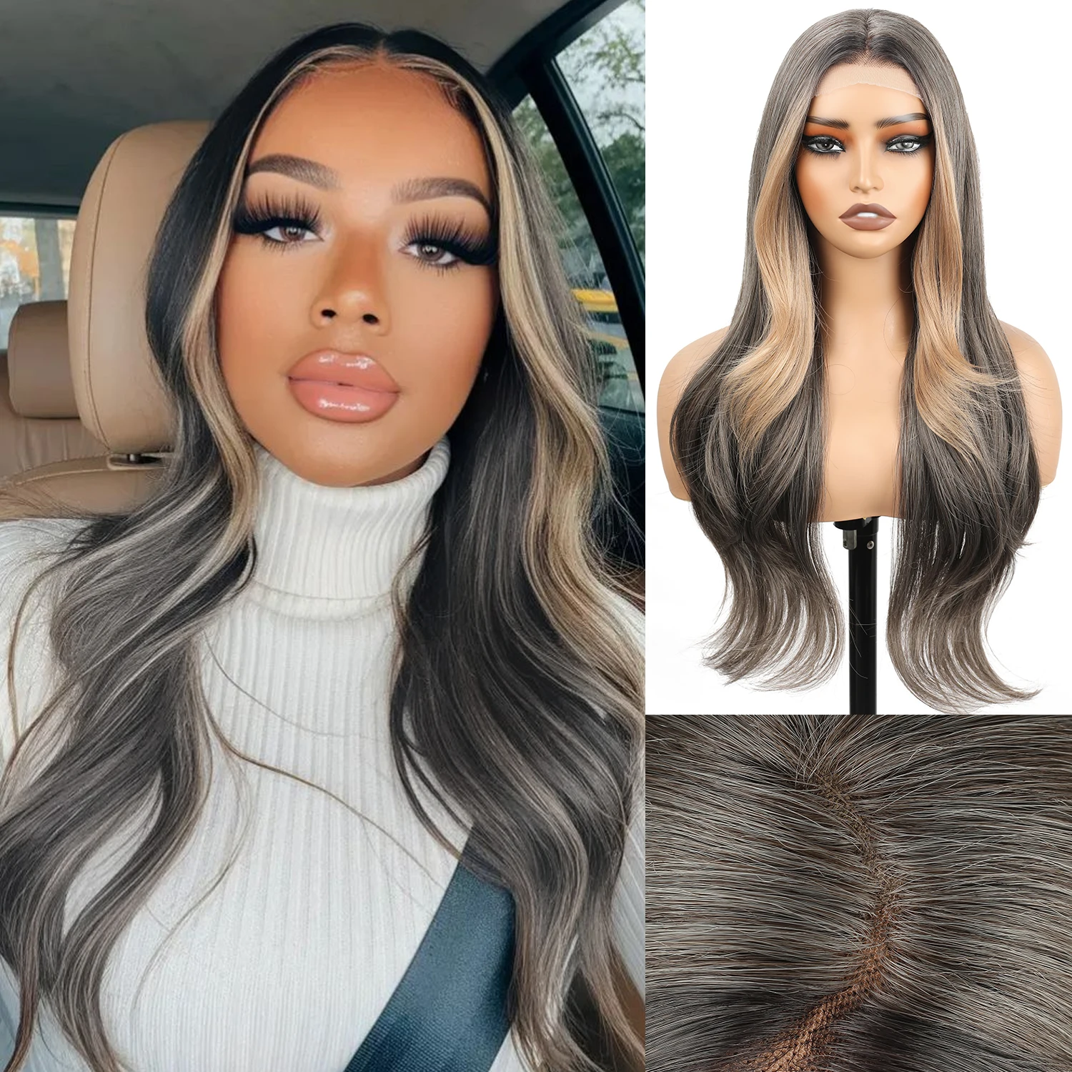 Парик с HD-кружевной передней частью 13x4 для женщин, объемные кудри, синтетическое волокно, регулируемый, естественный вид, 28 дюймов
Парик с HD-кружевной передней частью 13x4 для женщин, объемные кудри, синтетическое волокно, регулируемый, естественный вид, 28 дюймов