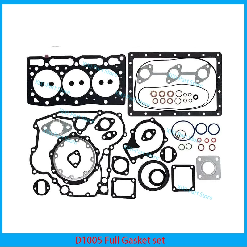 D1005 Full Gasket Kit Set For Kubota Engine With Cylinder Head Gasket Overhaul Rebuild Kit
D1005 Full Gasket Kit Set For Kubota Engine With Cylinder Head Gasket Overhaul Rebuild Kit