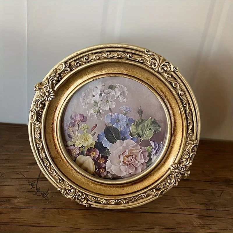 Mini Round Vintage Photo Frame Tabletop/Wall Hanging Display Home Decor Wall Decor
Mini Round Vintage Photo Frame Tabletop/Wall Hanging Display Home Decor Wall Decor