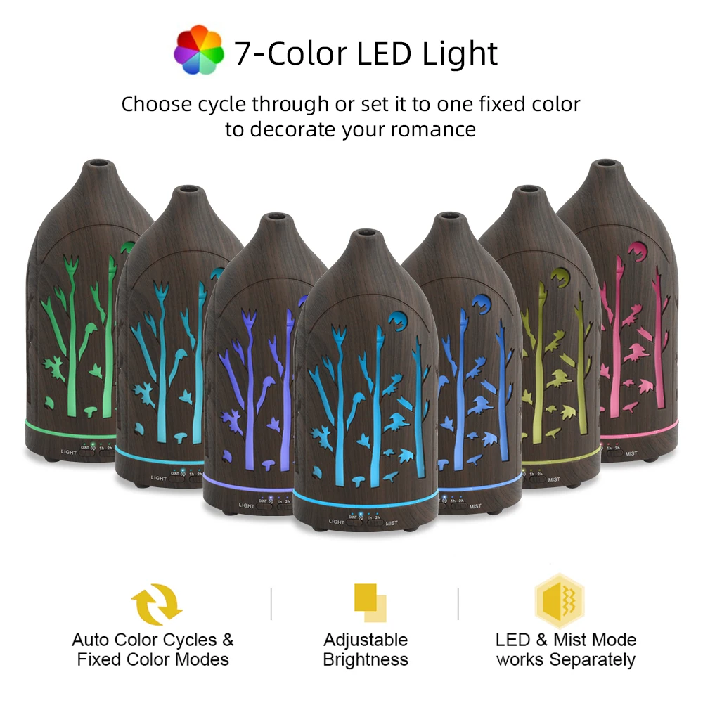 200ml Essential Oil Diffuser for Home 7 LED Color Changing, Ultra Quiet, BPA-Free, Perfect for Office & Relaxation
200ml Essential Oil Diffuser for Home 7 LED Color Changing, Ultra Quiet, BPA-Free, Perfect for Office & Relaxation